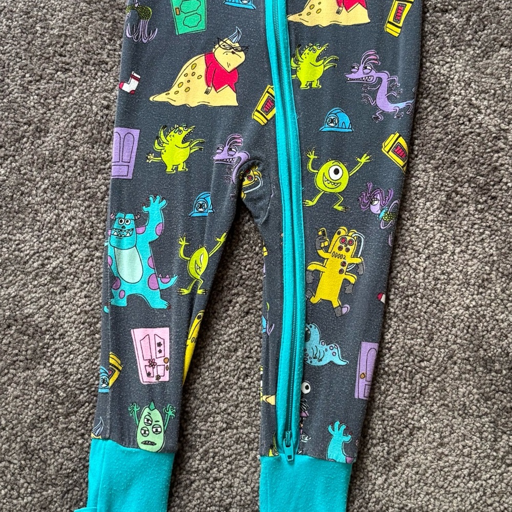 Little Sleepies OG Monsters Inc Zippy 6-12 - Picture 5 of 5